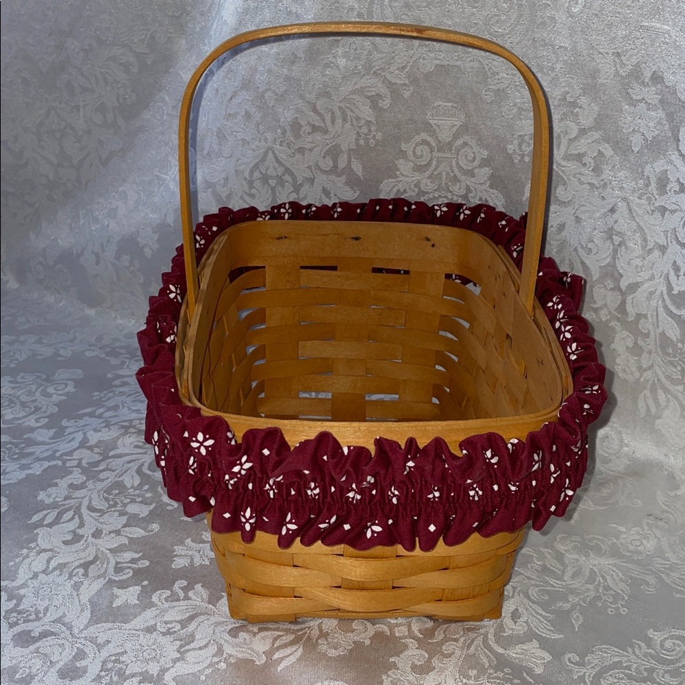 Vintage Longaberger Handwoven Basket in Warm Brown. Discontinued basket. - Picture 4 of 6